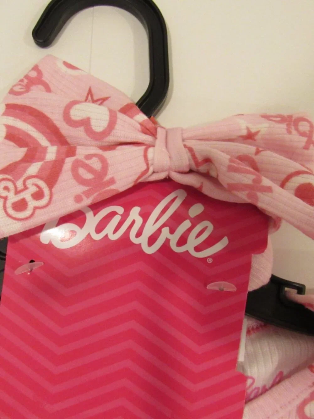 NEW TODDLER GIRLS' BARBIE OUTFIT WITH MATCHING HEADBAND SIZE 12 MONTHS